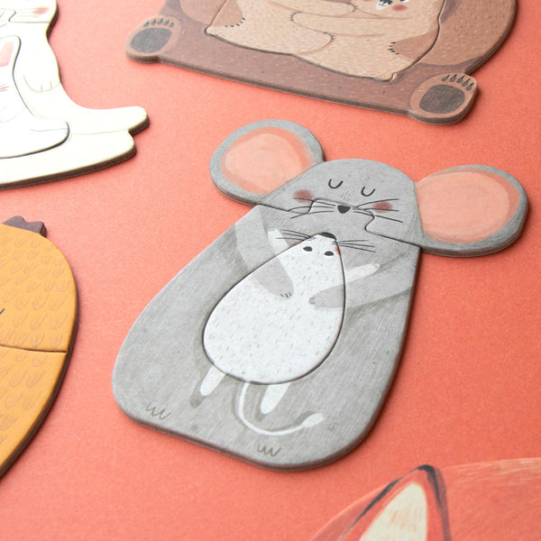 Puzzle für Kinder, 21 Teile – Mama