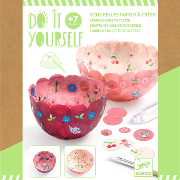 Do it yourself - Papierbecher rosa