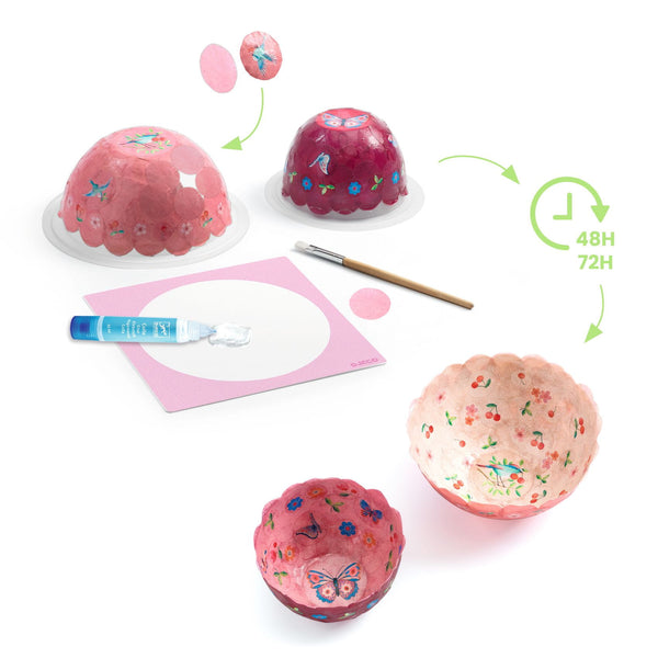 Do it yourself - Papierbecher rosa