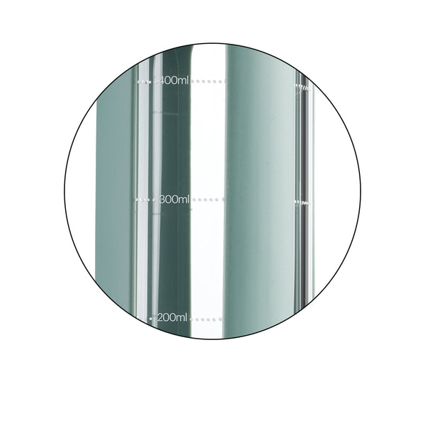 Glasflasche mit Schraubverschluss 600 ml – Grün