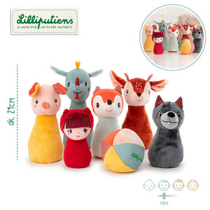 Bowling mit einem Ball mit Glöckchen – Wald 18 m+