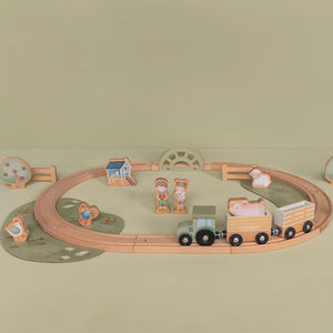 Zug mit Schienen - Little Farm