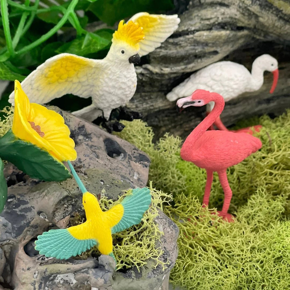 Figurenset in einer Tube TOOB – Exotische Vögel