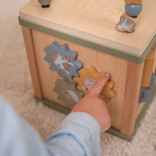 Aktivitätswürfel aus Holz – Little Farm - Tublu.de