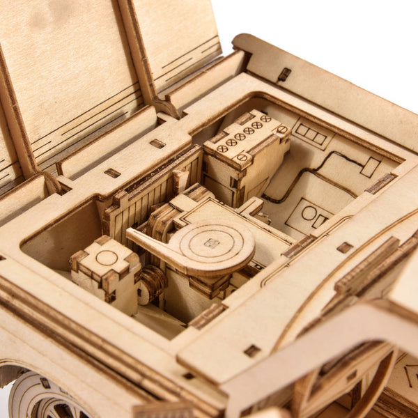 Holzpuzzle 3D-Modell – FSO Fiat 125p