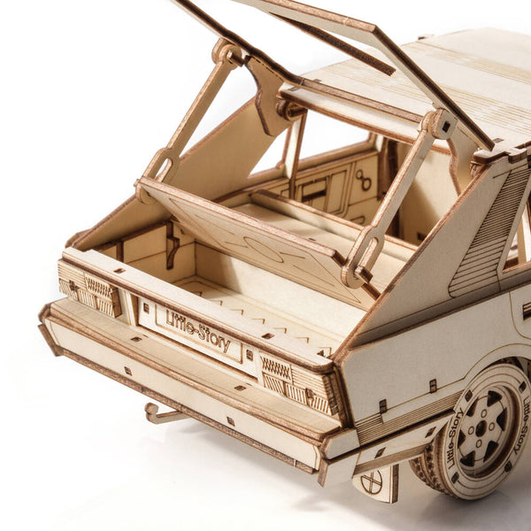 Holzpuzzle 3D-Modell – FSO Polonez 1500