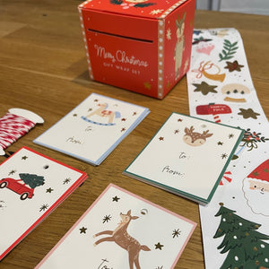 Aufkleber, Anhänger – Frohe Weihnachten