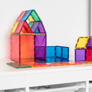 Magnetbausteine – Regenbogen-Quadrat-Set 42 Teile - Tublu.de