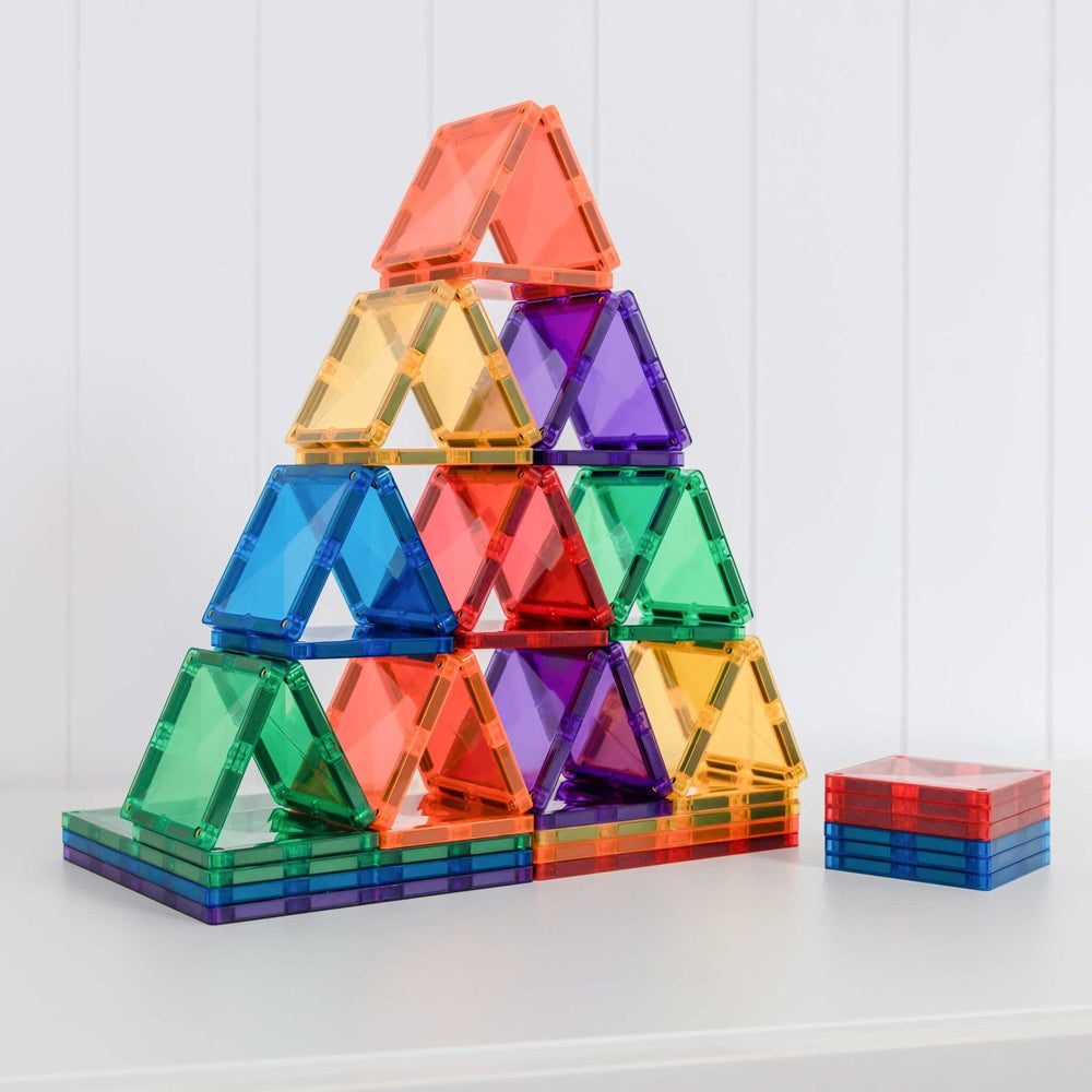 Magnetbausteine – Regenbogen-Quadrat-Set 42 Teile - Tublu.de