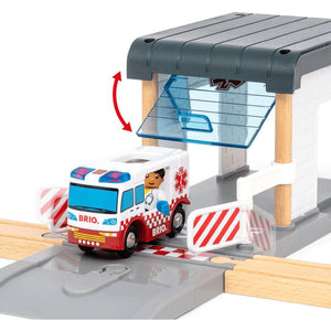 Deluxe-Eisenbahnset – Feuerwehr und Polizei