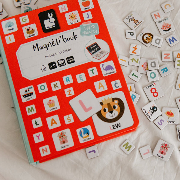 Magnetisches Puzzle Magnetibook – Polnisches Alphabet