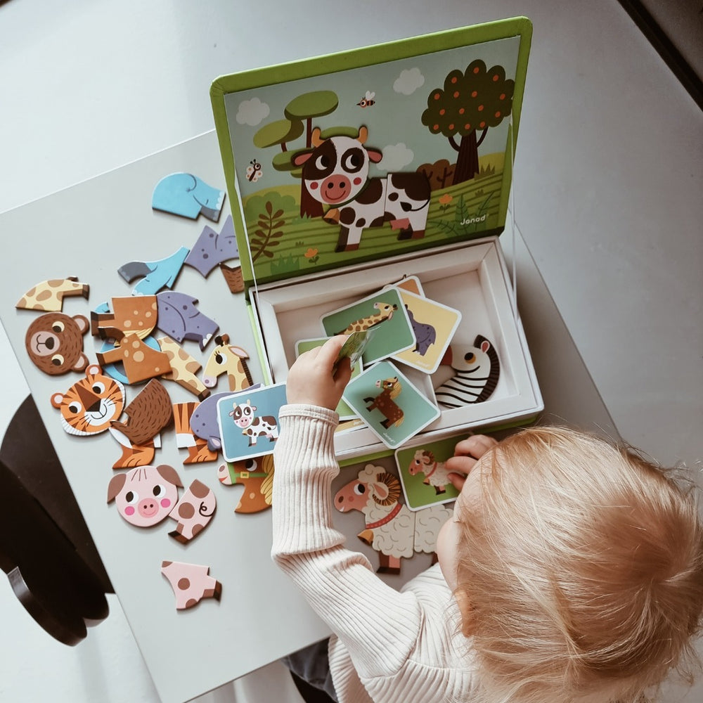 Magnetisches Puzzle Magnetibook – Tiere