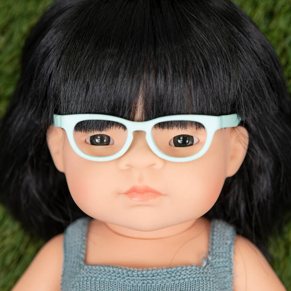 Puppe Mädchen Colourful Edition Doll – Asiatin mit Brille 38 cm