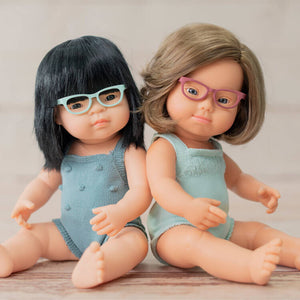 Puppe Mädchen Colourful Edition Doll – Asiatin mit Brille 38 cm