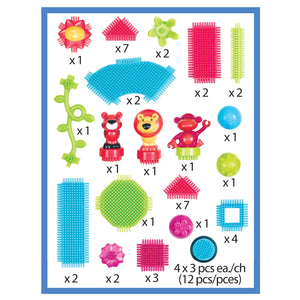 Bristle Blocks Stachelbausteine in der Tube – Dschungel