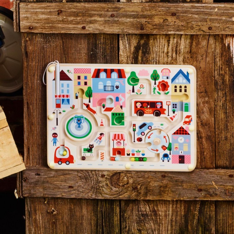 Magnetisches Labyrinthspiel – Stadt