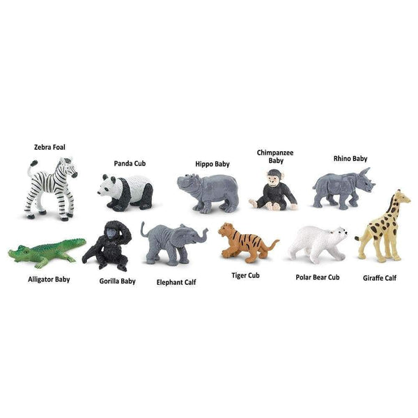 Figurenset in einer Tube TOOB – Kleine Zootiere