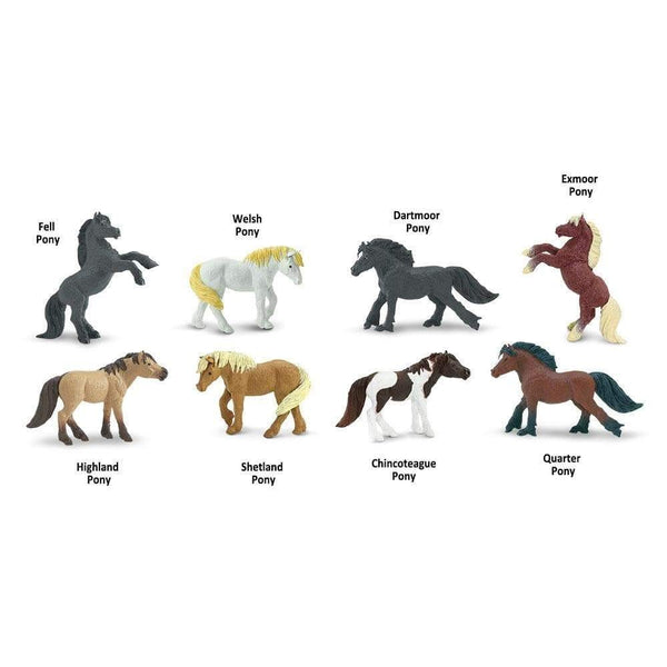 Figurenset in einer Tube TOOB - Ponys - Tublu.de