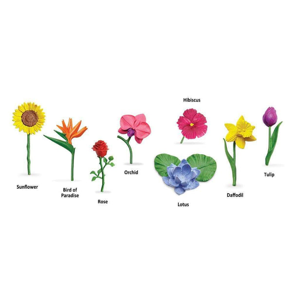 Figurenset in einer TOOB-Röhre – Blumen - Tublu.de