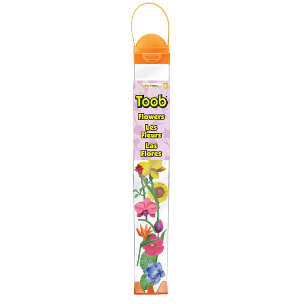 Figurenset in einer TOOB-Röhre – Blumen - Tublu.de