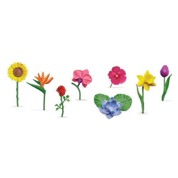 Figurenset in einer TOOB-Röhre – Blumen - Tublu.de
