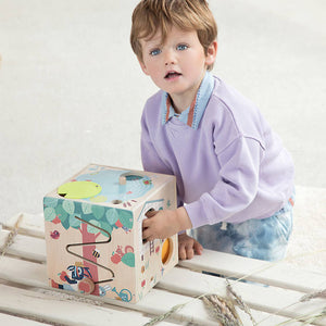 Multifunktionaler Holzwürfel – Bauernhof 12 m+