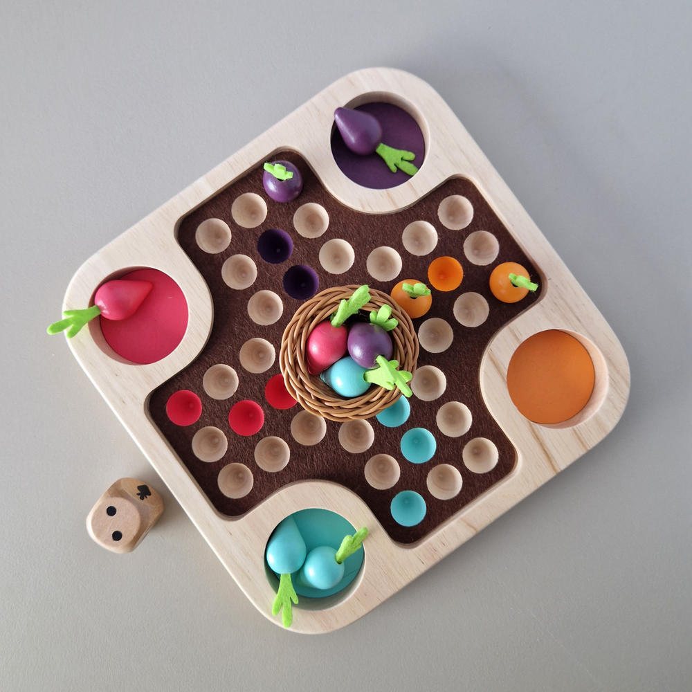 Brettspiel Ludo  - Gemüse