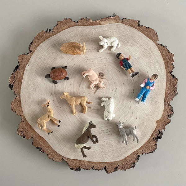 Figurenset in einer TOOB-Röhre – Kleine Tiere aus dem Mini-Zoo - Tublu.de