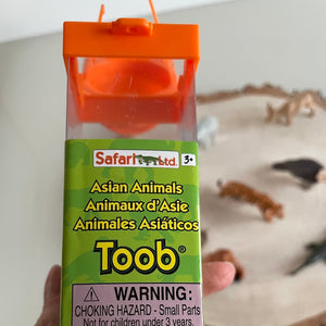 Figurenset in einer Tube TOOB – Tiere Asiens - Tublu.de