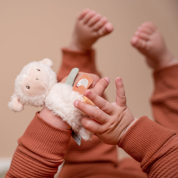 Rasselarmband mit Schaf - Little Farm