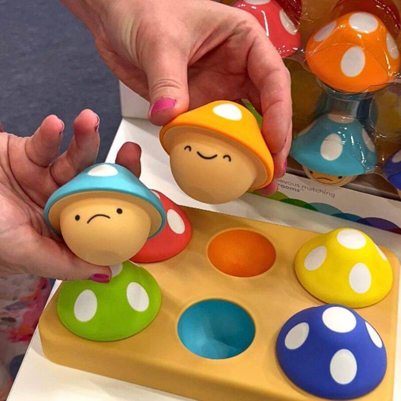 Sortierer für Kinder – Verspielte Pilze