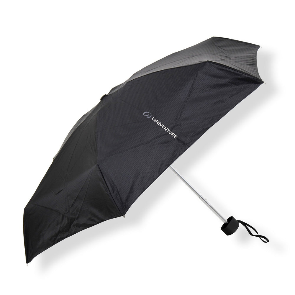 Kompakt-Regenschirm Schwarz – Klein