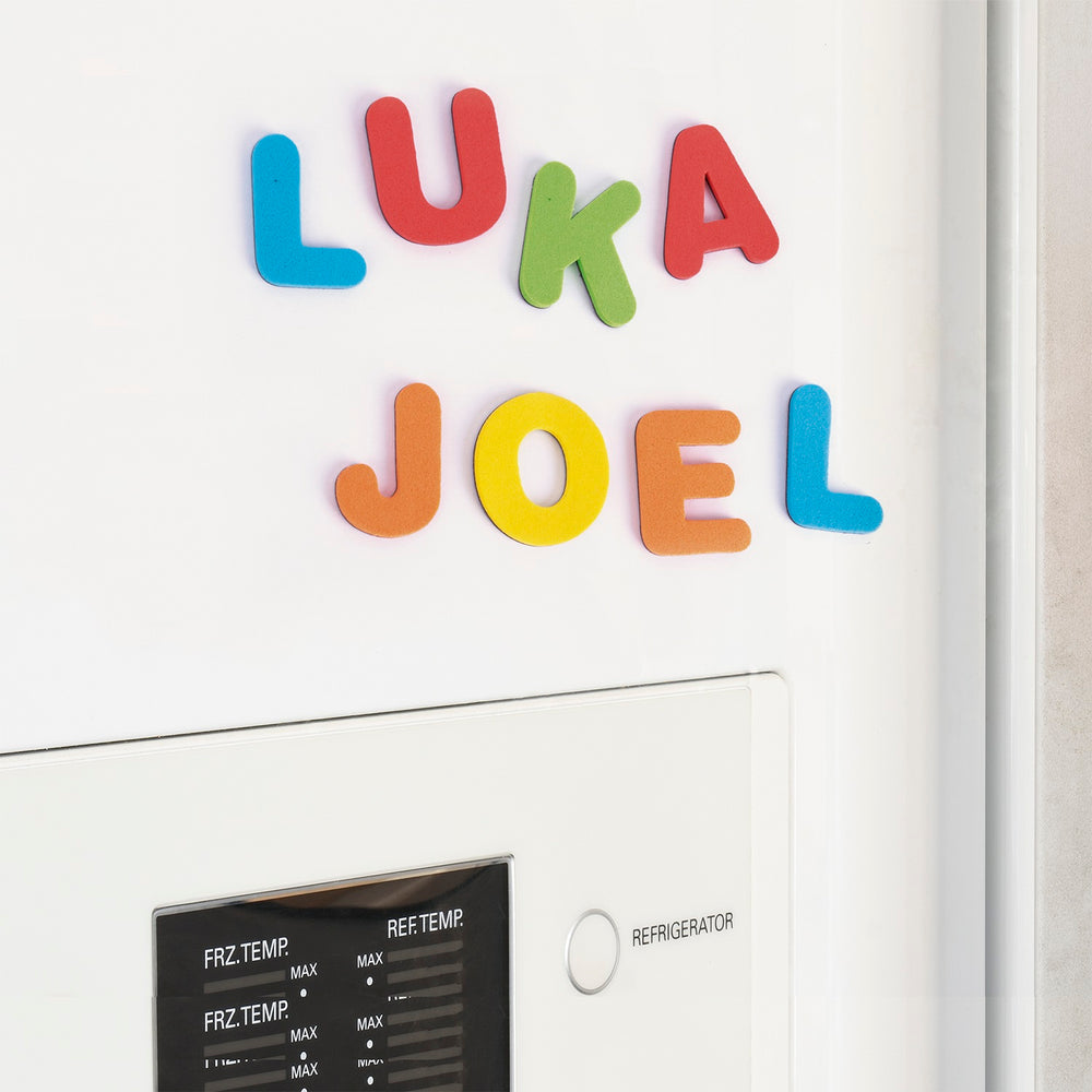 Magnete aus EVA-Schaumstoff – Buchstaben - Tublu.de