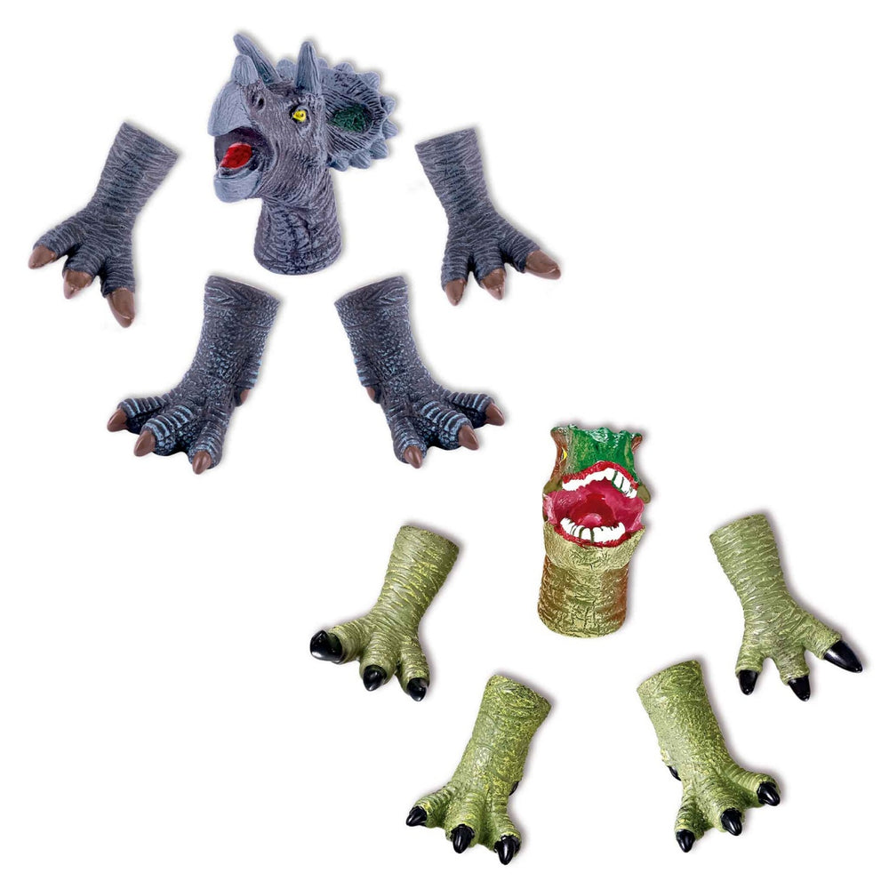 Fingerpuppen – Triceratops-Dinosaurier