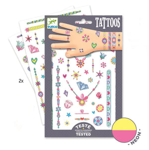 Neon-Tattoos für Kinder – Jenni's Juwelen