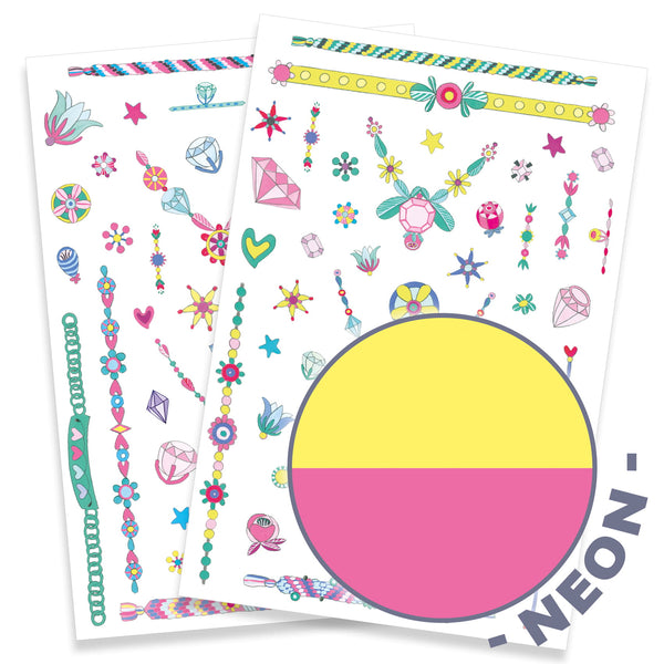 Neon-Tattoos für Kinder – Jenni's Juwelen