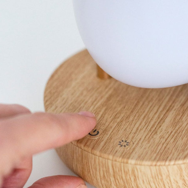 Lampe mit Lautsprecher – Weißer Papageientaucher