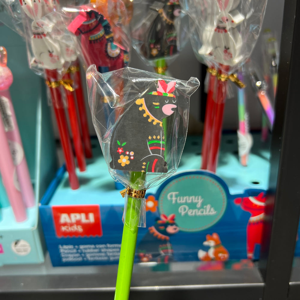 Bleistift mit Radiergummi – Bär - Tublu.de