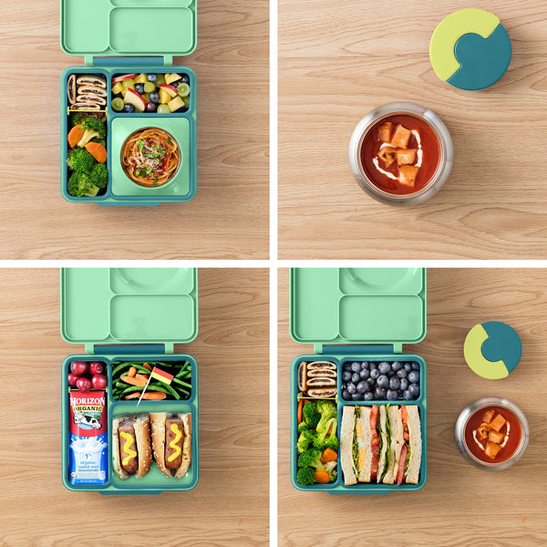 Bewegliche Trennwand für die Lunchbox OmieBox – Lime