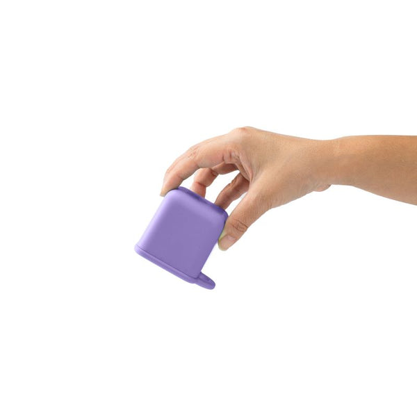 Zwei luftdichte Behälter für die Lunchbox OmieDip – Purple Orange