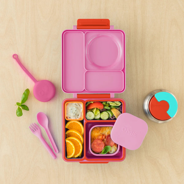 Snackbehälter für die Lunchbox OmieSnack – Pink