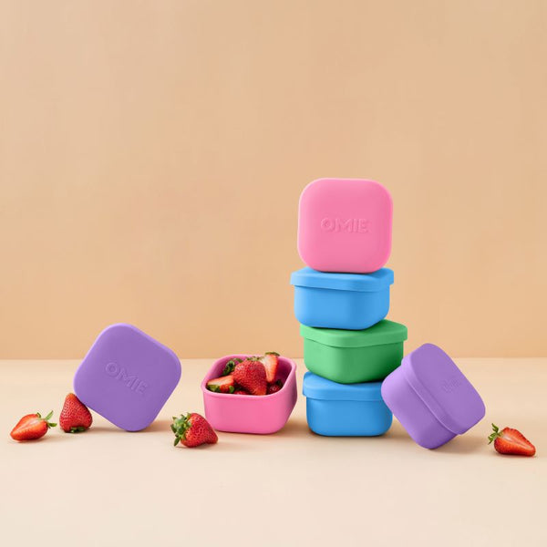 Snackbehälter für die Lunchbox OmieSnack – Blau