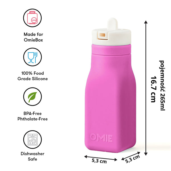 Trinkflasche für Kinder OmieBottle – Pink