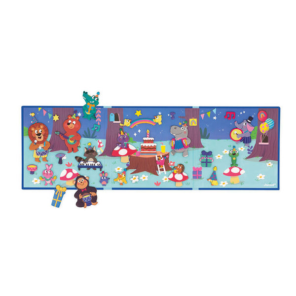 Magnetisches Puzzle Magneti'stories – Party im Wald