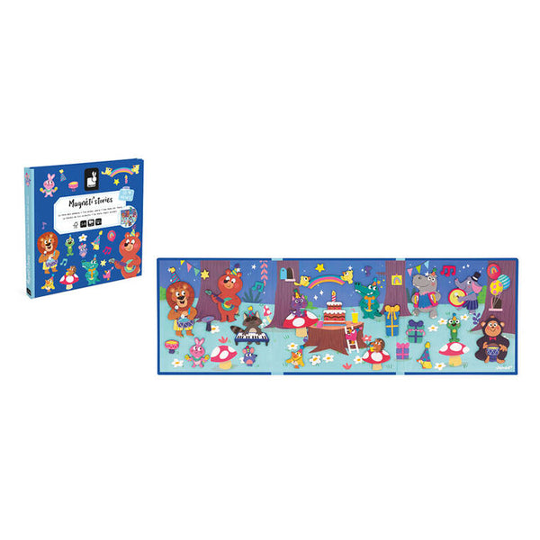 Magnetisches Puzzle Magneti'stories – Party im Wald