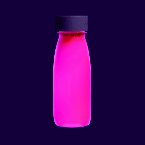 Sensorische Flasche FLOAT – Neonrosa