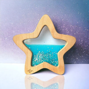 Sensorischer Stern – Leuchtet im Dunkeln Blau