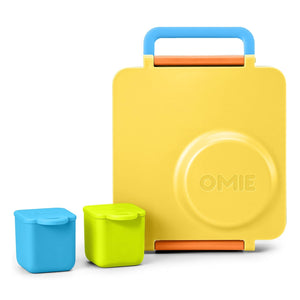 Zwei luftdichte Behälter für die Lunchbox OmieDip – Blue Lime
