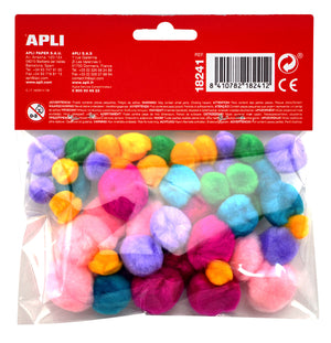Pompons – Pastellfarben