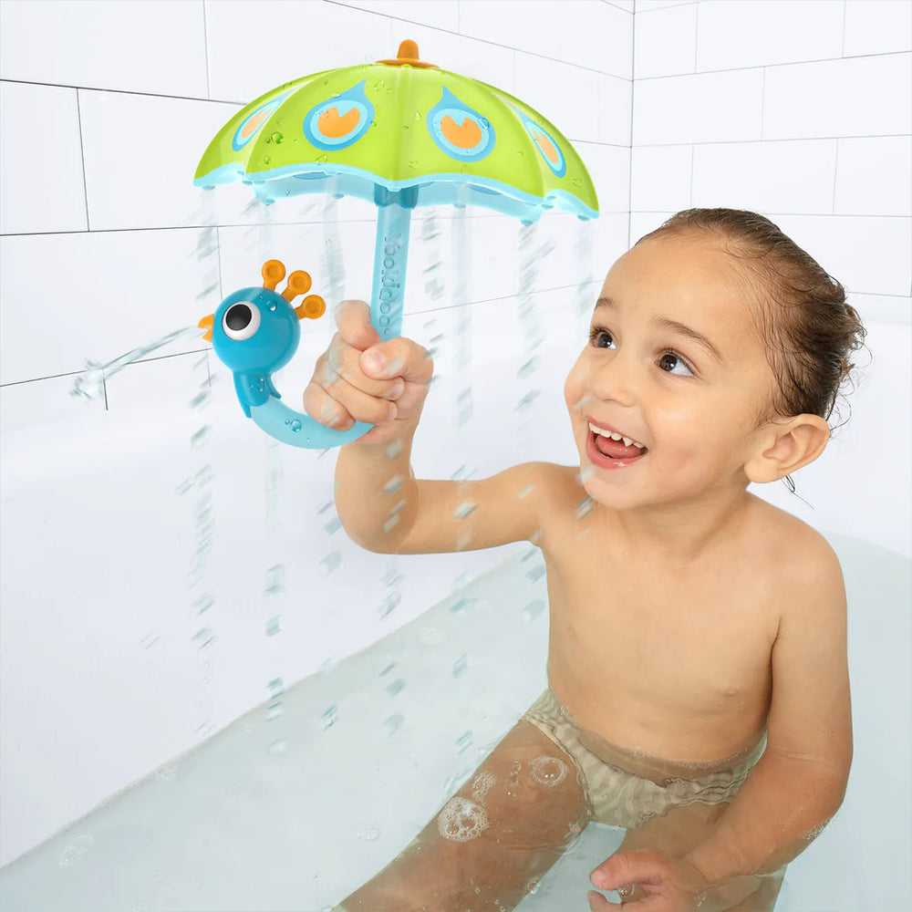Badespielzeug Regenschirm - Pfau Grün